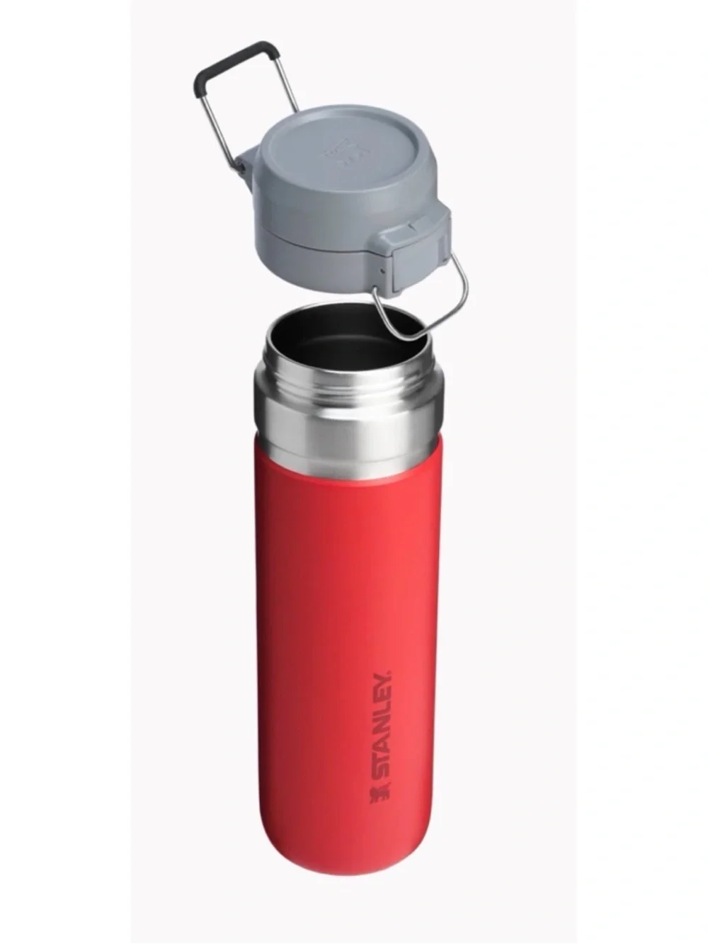 STANLEY The Quick Flip Go 24oz Water Bottle, CHILI RED - Picture 7 of 8